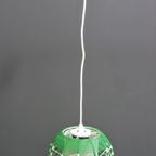 Green And White Scoubidou Pendant Lamp 1960S Ddr thumbnail 5