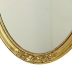 Hollywood Regency Gouden Spiegel Ovaal Deknudt Klassiek thumbnail 6