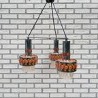 Vintage Hanglamp Chroom & Oranje thumbnail 6