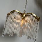 3 Bogen Art Deco Stijl Hanglamp Staafjes Kroonluchter 80’S thumbnail 16