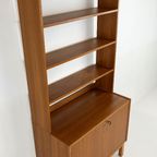 Scandinavisch Vintage Teak Fineren Boekenkast Stenstund thumbnail 6