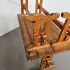 Scandinavian Modern Solid Pinewood Benches And Dining Table, 1970's thumbnail 5