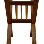 Vintage Massief Houten Tijdschriftenrek Jaren 70 Design thumbnail 19
