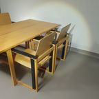 Extremely Rare Finnish Dining Set By Simo Heikkilä / Pentik. 1980s thumbnail 11
