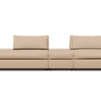 4x6 sofa - X2 Modulaire Bank Beige Velours thumbnail 18
