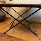 Lage Dambord Tafel Speeltafel Salontafel Vintage Frans thumbnail 14