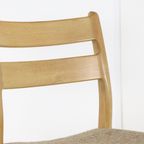 Set 6 Emc Mobler Deense Stoelen Eetkamestoelen Vintage Eiken thumbnail 15