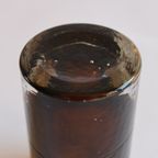 Cola Colored Vintage Glass Vase By Schott Zwiesel, Germany 1970S thumbnail 6