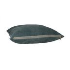 Set Van 2 Manchester - Kussens - Fluweel - L 45 X W 45 Cm - Licht Grijs thumbnail 6