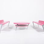 Set Of 2 Sculptural ‘Ballet’ Benches And Coffee Table By Marco Evaristti thumbnail 2