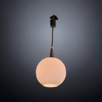 Vintage Glazen Bol Lamp thumbnail 2