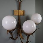 Unieke & Zeer Grote Vintage Hollywood Regency Wandlamp, Jaren 70 thumbnail 13