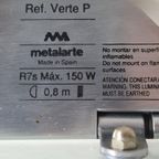 Vintage Metalarte Verte P Plafondlamp Wandlamp Spain ‘80 thumbnail 12