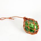 Vintage Glazen-Bol-Macramé-Hanger - 60'S thumbnail 4