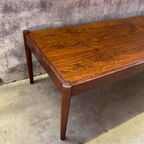 Rosewood Mid Century Salontafel Van 140 X 55 Cm thumbnail 7