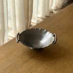 Vintage Hand-wrought Hammered Aluminum Bowl thumbnail 4
