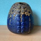 Flower Vase In Fat Lava By Alfred Klein Model 731/17 thumbnail 5