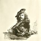Rembrandt Van Rijn (1606-1669) - Zelfportret thumbnail 5