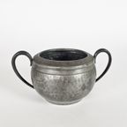 Cameo Pewter - Hand Beaten - Tin - Gehamerd - Engeland - 1930'S thumbnail 3
