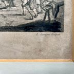 Ingelijste Gravure “Jeu De Mail Flamand” By David Teniers thumbnail 3
