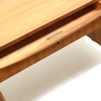 Groot Vintage Bureau Met Schuine Poten Gemaakt In De Jaren ’70 thumbnail 10