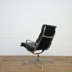 Leather Eames Office Chair Model Ea216 For Herman Miller thumbnail 3