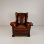 Engelse Leren Fauteuil – Hoge Kwaliteit & Uitstekend Comfort” thumbnail 6