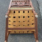Spindle Back Tapestry Arm Chair thumbnail 5