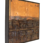 Vintage Schilderij Finn Lorentzen Koper thumbnail 8