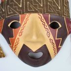 Peruaans Masker - Peru Cultuur -Wanddecoratie Kunstwerk - Peru thumbnail 2