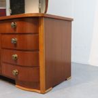 Vintage Kaptafel | Jaren 60 | Drieluik Spiegel thumbnail 18