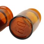 Echte Oude Apotheker Potten Medische Flessen Set Bruin Amber Glas thumbnail 6