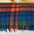 Vintage Aabe Zuiver Scheerwollen Deken (rood/blauw/groen) thumbnail 6