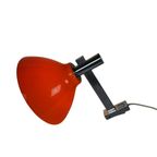 Space Age - Vintage - Aluminium Wandlamp Met Kunststof Kap - Mid Century thumbnail 3