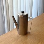 Vintage 30S Art Deco Silver Plated Coffee Pot thumbnail 3