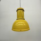 Fontana Arte Yellow Industrial Hanging Lamp , 1970’S thumbnail 7