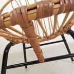 Set Van 2 Rotan, Bamboe Kinder Stoelen Rohe Noordwolde, Jaren 50 thumbnail 14