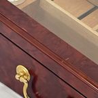 Vintage - Rosewood And Brass - Humidor For Cigars Including A Lot Of Accessories - Great Git! thumbnail 6