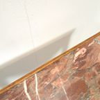 Oude Houten Tafel Met Marmeren Blad thumbnail 8