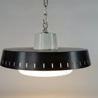 Philip Holland - Louis Kalff - Ufo Lamp - Metalen Reflector - Satijnglas - Nb Series - 1960'S thumbnail 2