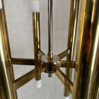 Vintage Messing Tubular Boulanger Hanglamp thumbnail 10