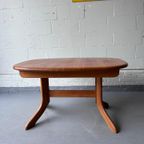 Vintage Eettafel Teak Uitschuifbaar thumbnail 8