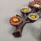 2X Vintage Wanddecoratie Bloemen thumbnail 6