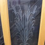 Mooie Eiken Deur Met Decoratief Geslepen Glas thumbnail 5
