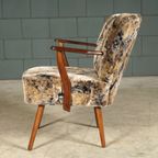 Vintage Cocktailfauteuil – Velours – Jaren 60 thumbnail 5