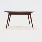 Extendable Teak Dining Table By Louis Van Teeffelen For Webe 1950'S thumbnail 4