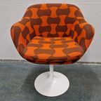Jaren 70 Tulpstoel Oranje Fauteuil Spaceage Stoel thumbnail 15