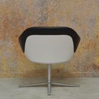 Zgan! Zwarte Leren Walter Knoll Turtle Design Draaifauteuil thumbnail 6