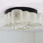 Vintage Plafondlamp Plafonnière 'morgenstjerne' Glas Glazen thumbnail 2