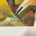 Modern Abstract Schilderij Door J.Delbrouck thumbnail 4